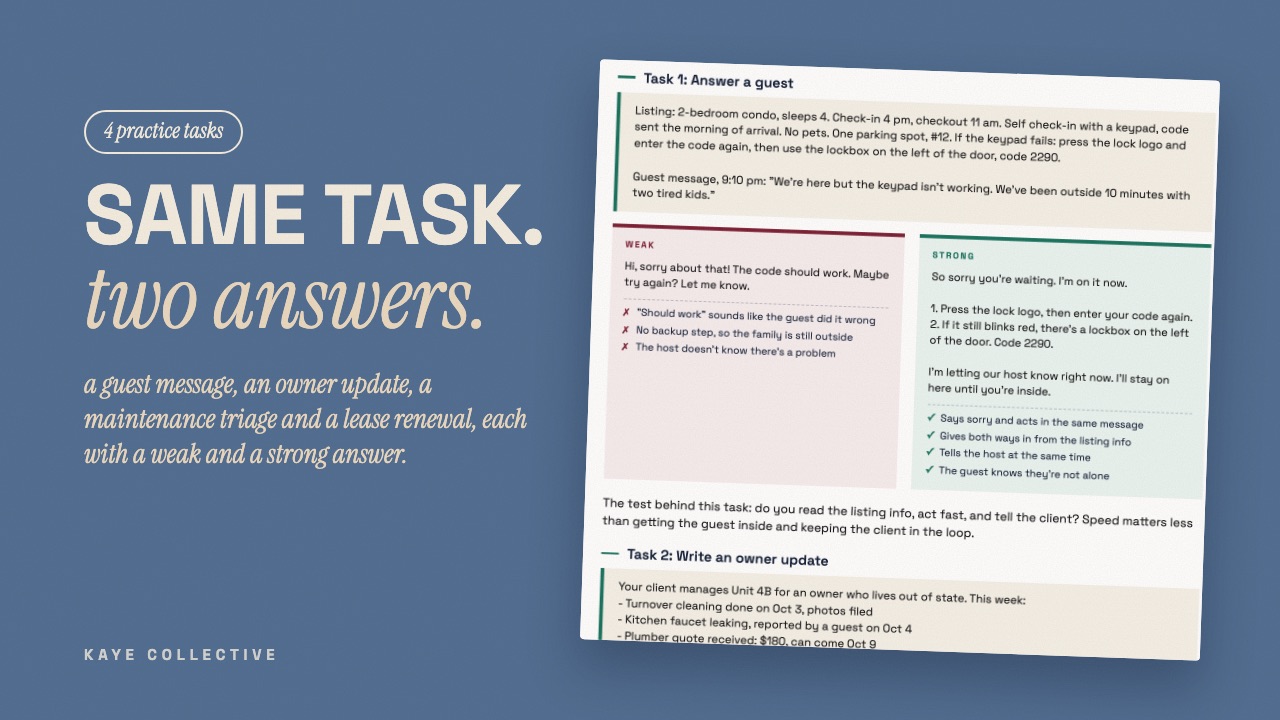 Inside the guide: a page from Get Hired as a Real Estate VA
