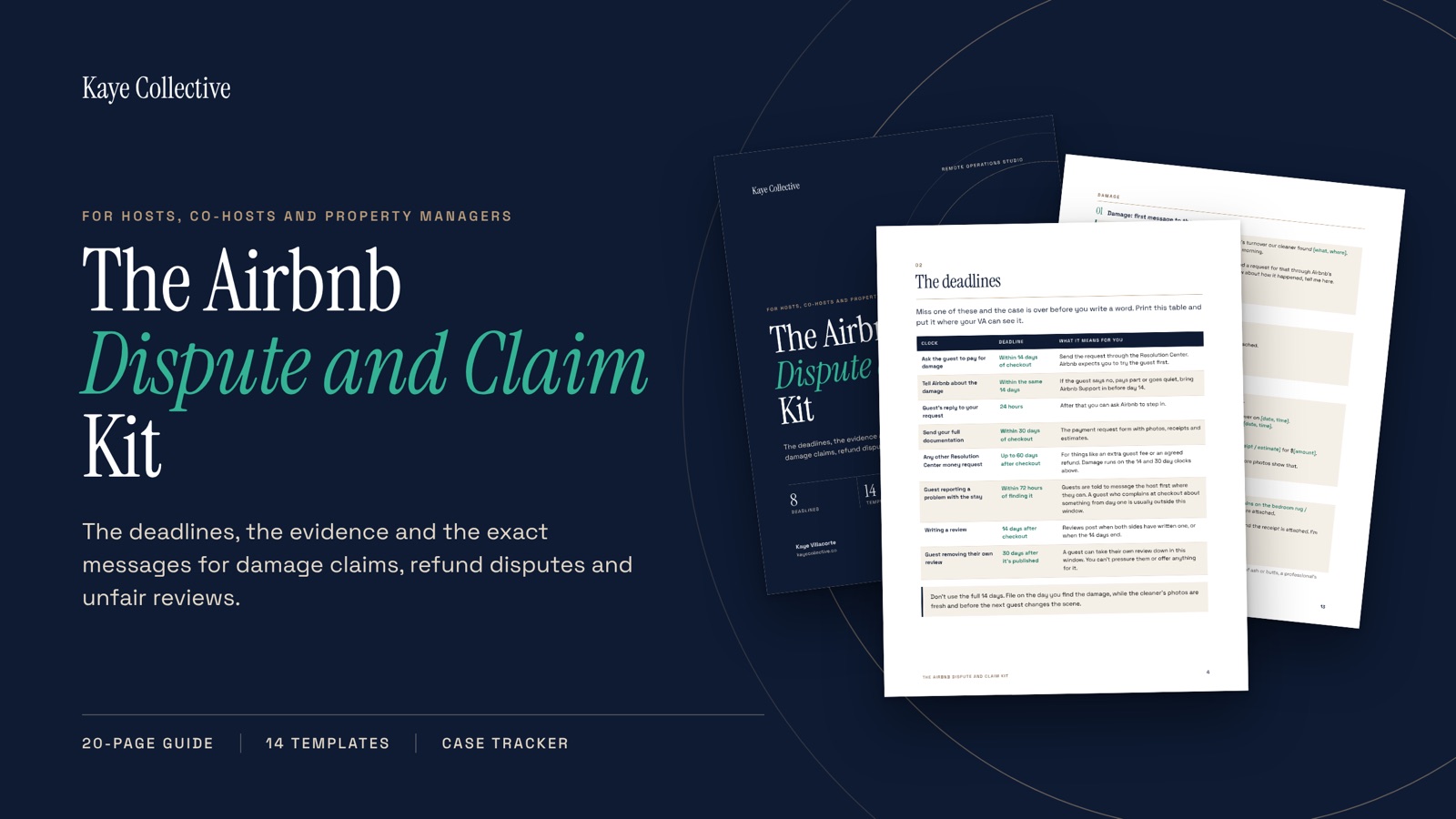 The Airbnb Dispute and Claim Kit