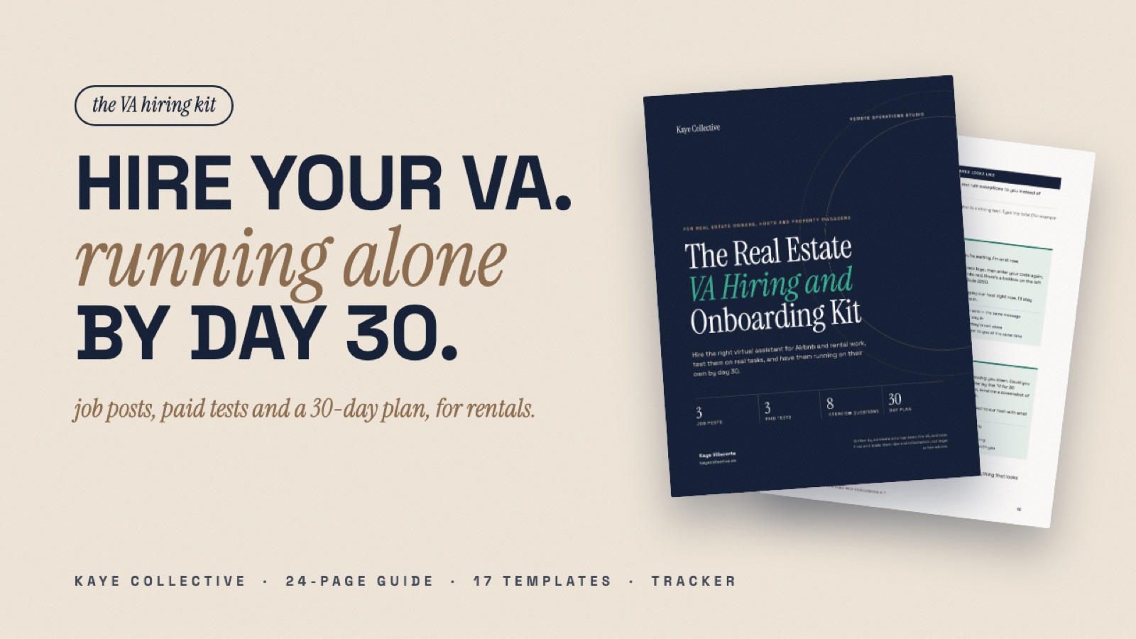 The Real Estate VA Hiring and Onboarding Kit